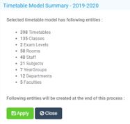 Curriculum Apply Timetable Model 010