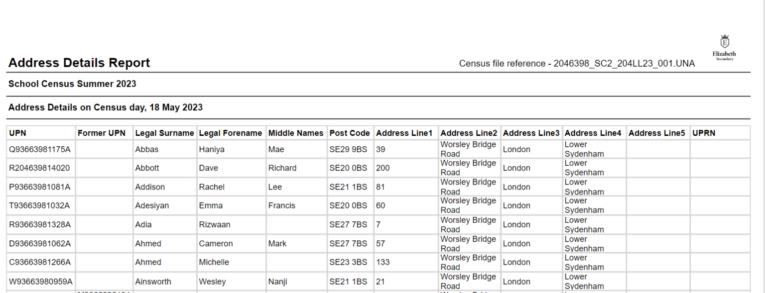 How to View School Census Reports – Bromcom – Documentation Centre