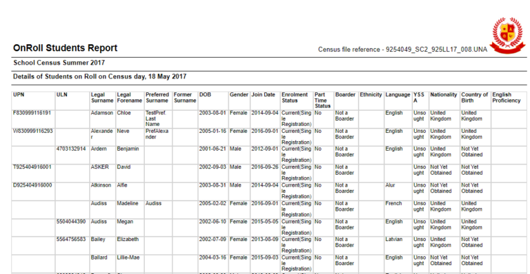 How to View School Census Reports – Bromcom – Documentation Centre