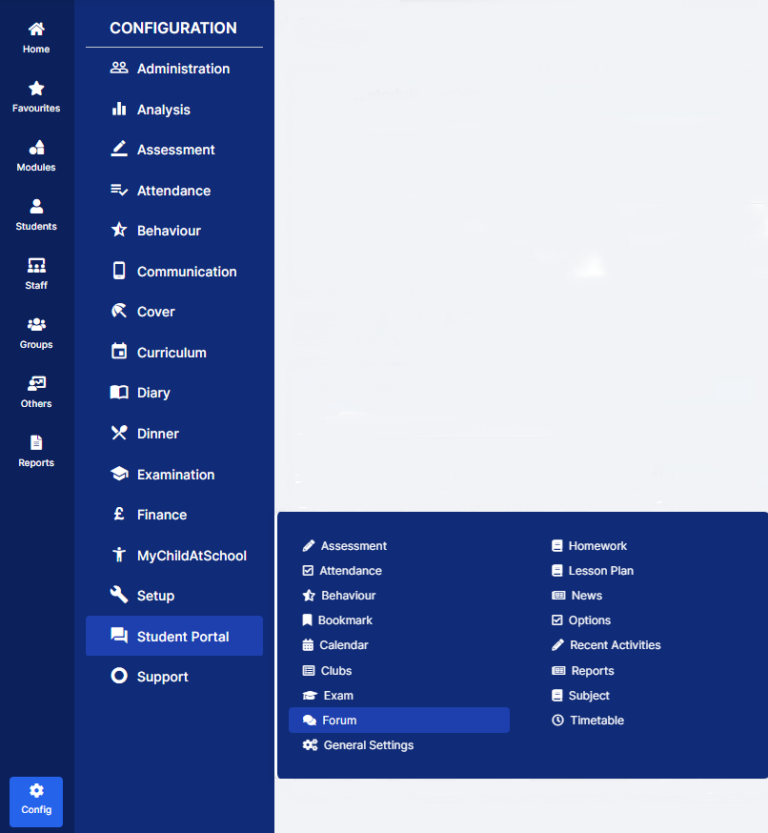 How to Configure the Student Portal Forum – Bromcom – Documentation Centre