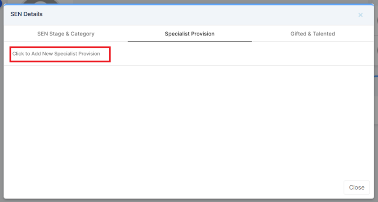 How to add SEN Information to a Student – Bromcom – Documentation Centre