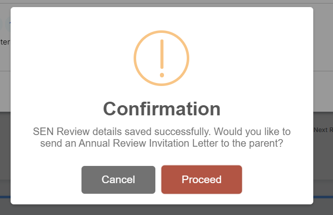 How to record a SEN Review – Bromcom – Documentation Centre