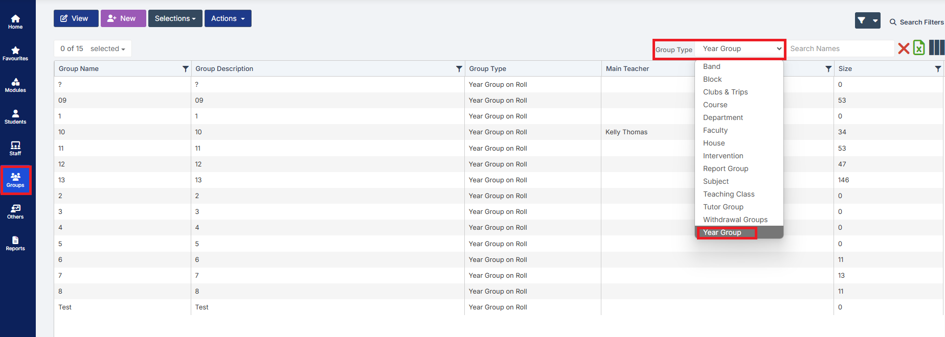 How To Create a Year Group – Bromcom – Documentation Centre