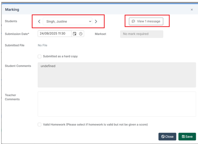 How to Send and Reply to Messages for Homework in Student Portal for a ...