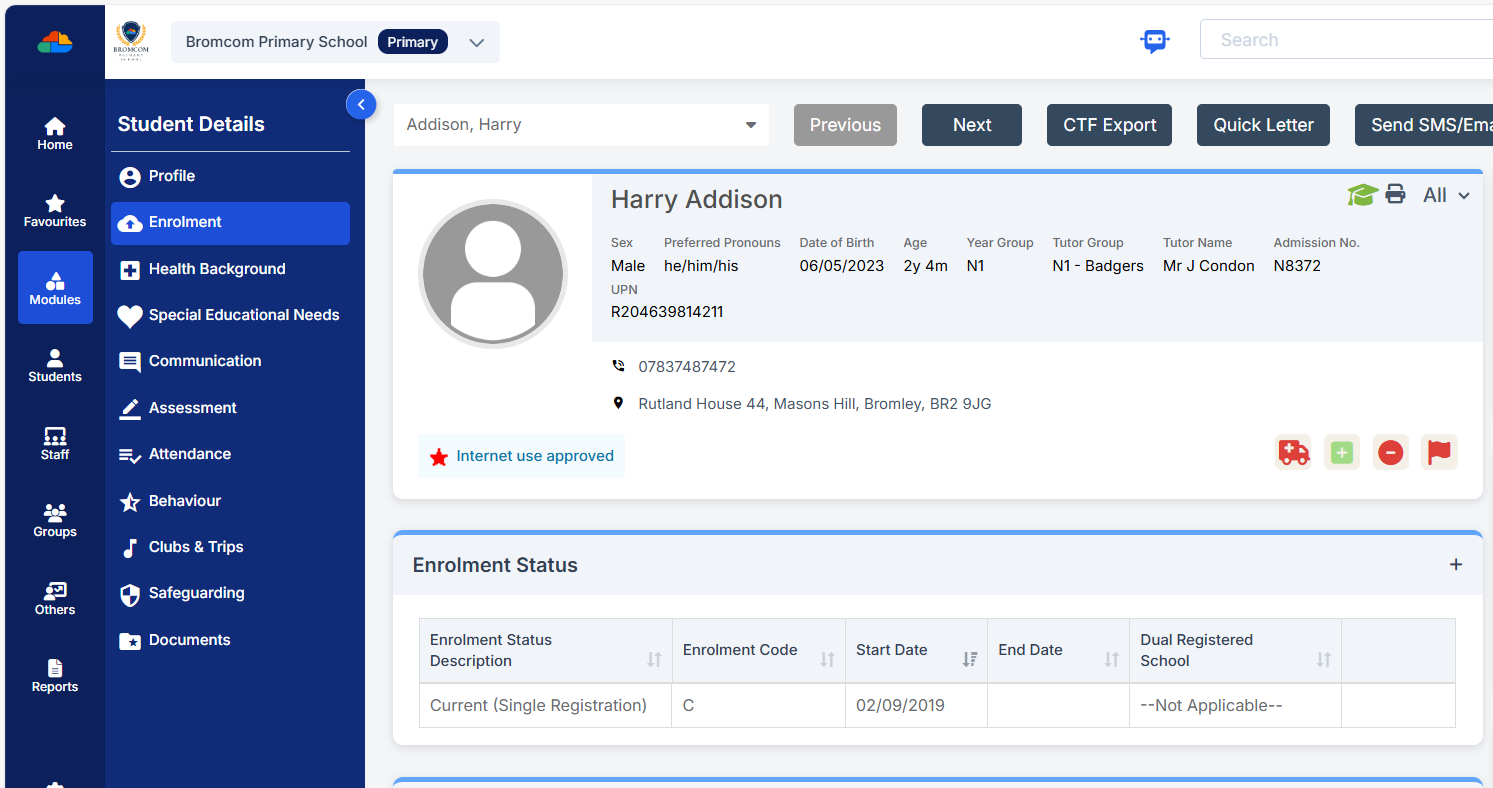 How to manage Attendance Mode Settings for Part Time Students – Bromcom ...