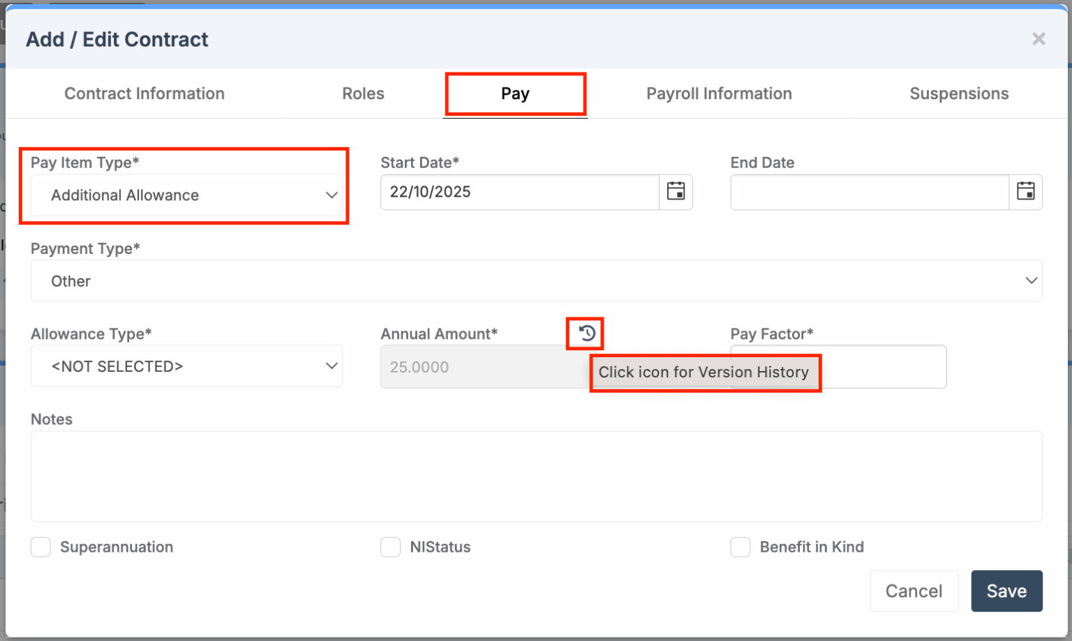How To Add Staff Contract information – Bromcom – Documentation Centre
